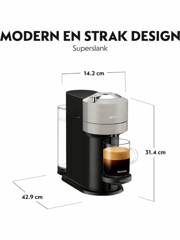 Machine à Café NESPRESSO VERTUO GRIS – Image 3