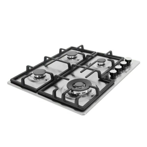 PLAQUE HISENSE ENCASTRABLE 4FEUX 60X60 A GAZ INOX HHU60GAGR – Image 2