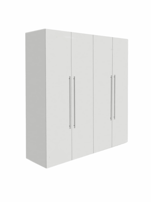 ARMOIRE 4 BATTANTS BLANC