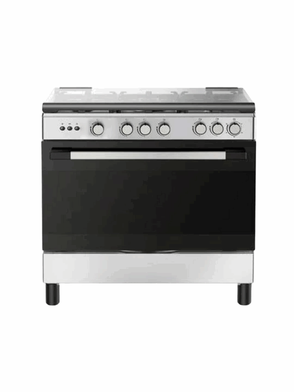 CUISINIERE MIDEA 5 FEUX 90X60 INOX