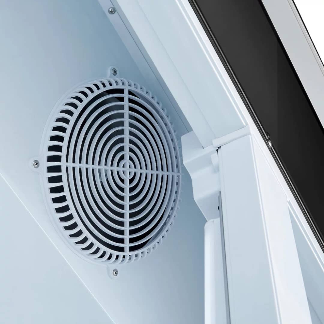 REFRIGERATEUR HISENSE 2PORTES VITRINE NOIR – Image 3