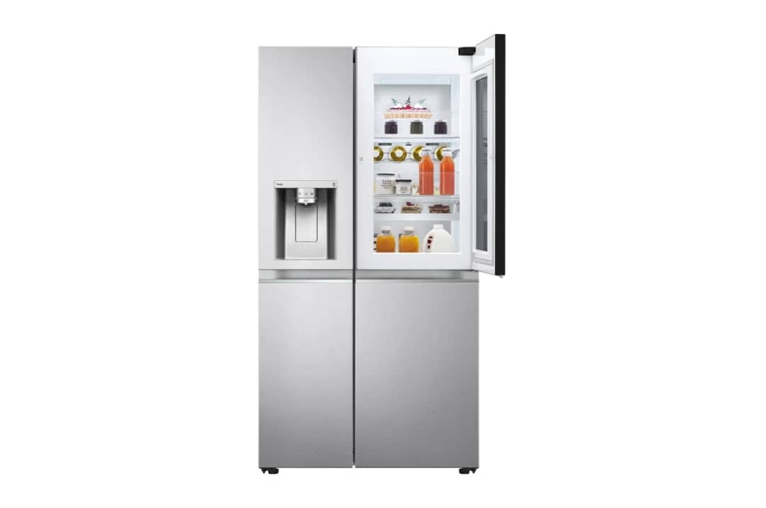 REFRIGERATEUR LG SIDE BY SIDE KNOCK KNOCK AVEC FONTAINE GRIS – Image 2