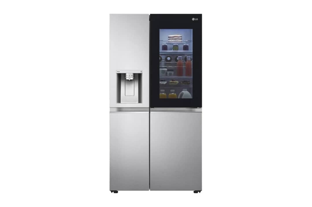 REFRIGERATEUR LG SIDE BY SIDE KNOCK KNOCK AVEC FONTAINE GRIS