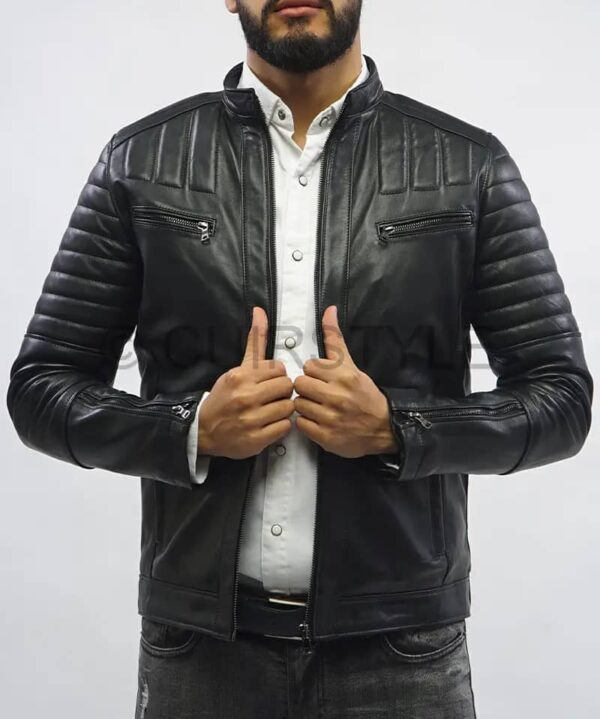 Jacket en Cuir Véritable