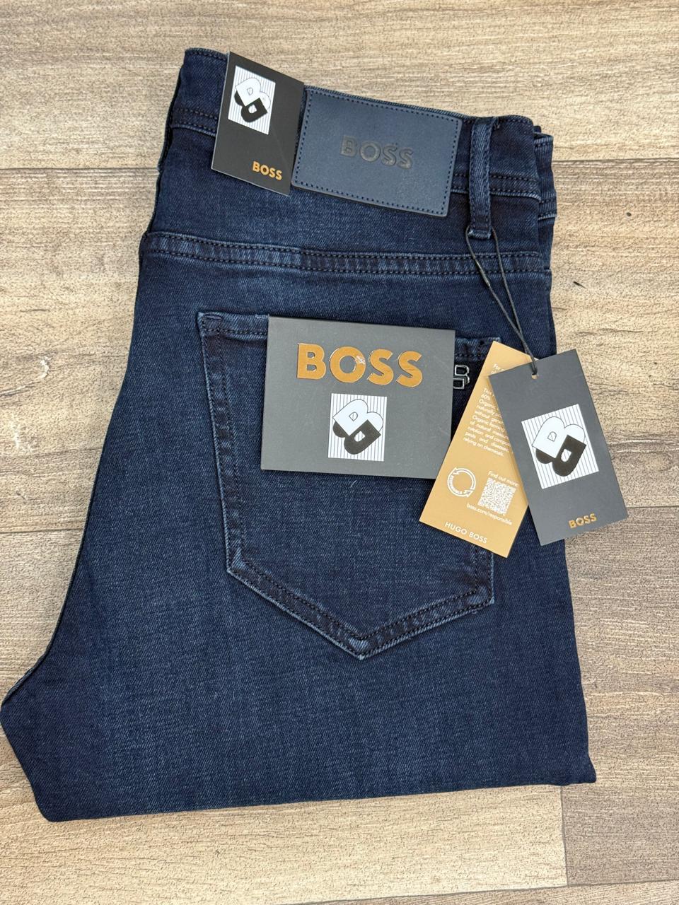Jeans BOSS (Hugo Boss) – Denim Brut/Foncé