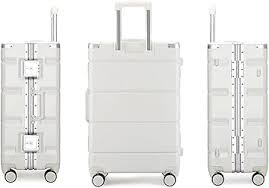 Valise Rigide Luxe - Cadre en Aluminium (Noir/Argent) – Image 3