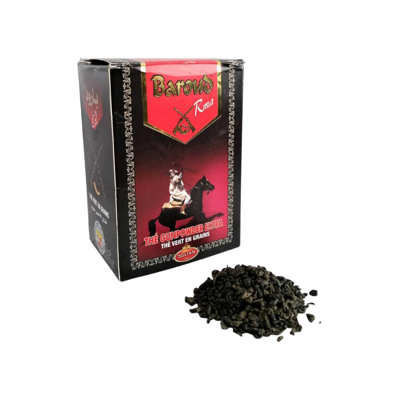 Thé Vert "Baroud Rma" - Gunpowder Extra en Grains – Image 2
