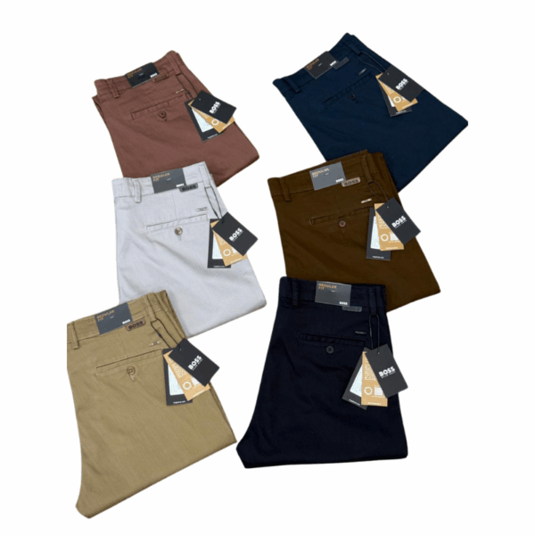 Pantalons Chino BOSS (Regular Fit) en Twill de Coton – Image 3