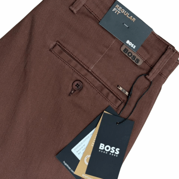 Pantalons Chino BOSS (Regular Fit) en Twill de Coton