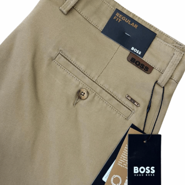 Pantalons Chino BOSS (Regular Fit) en Twill de Coton