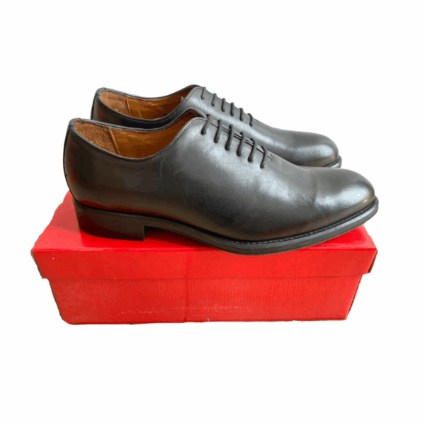 Richelieu PIERRE CARDIN Noir en Cuir Lisse – Élégance Formelle – Image 2