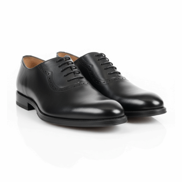 Richelieu PIERRE CARDIN Noir en Cuir – Style Classique et Habillé