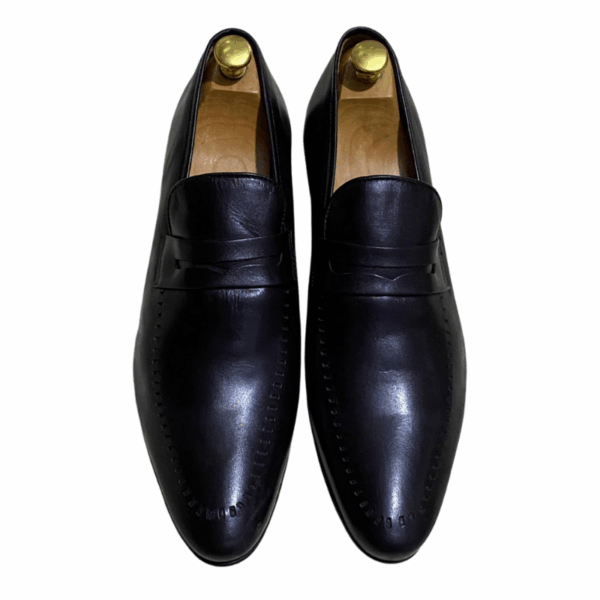 Mocassins Penny Loafers en Cuir Noir