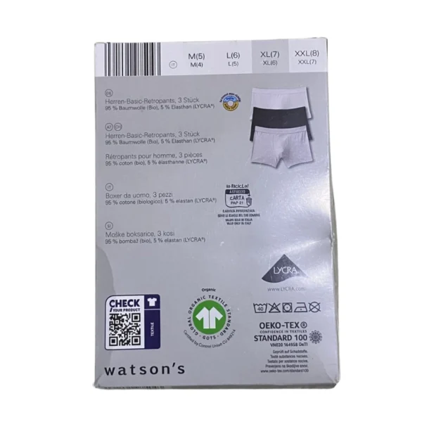 Lot de 3 Boxers Rétro Homme – Image 2