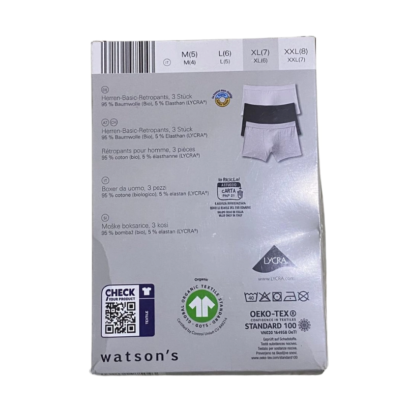 Lot de 3 Boxers Rétro Homme – Image 2