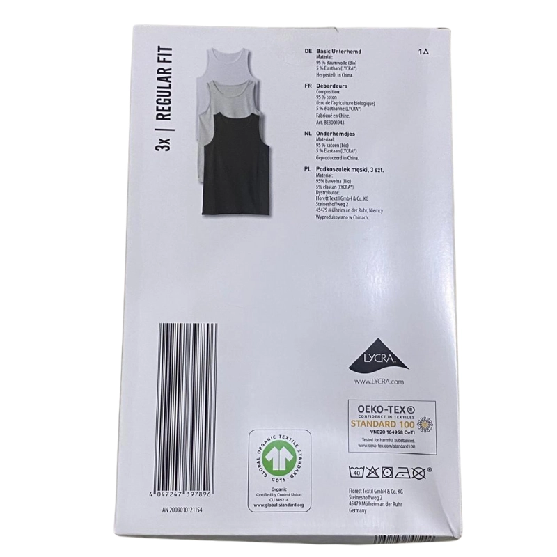 Lot de 3 Débardeurs ENRICO MORI – Image 3