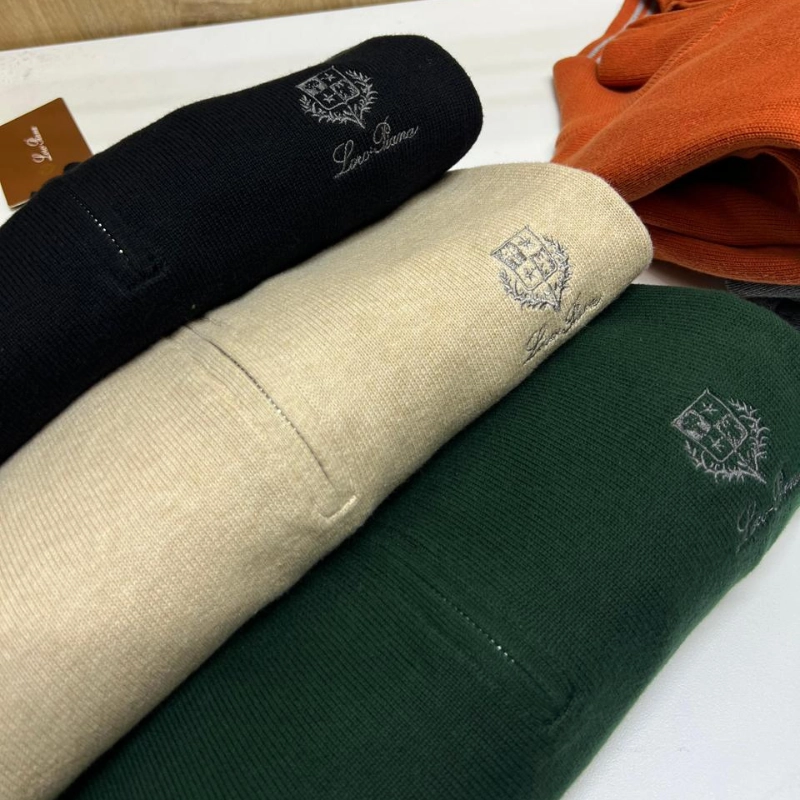 Pull Homme Loro Piana Style – Vert Foncé – Image 4