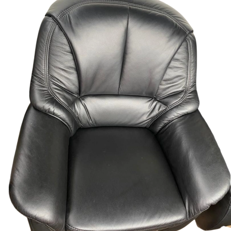 Salon 6 Places Cuir Noir – Image 3