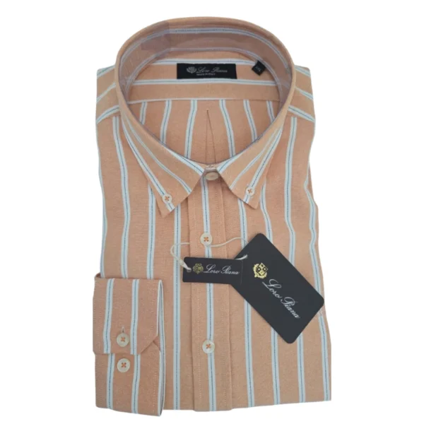 Chemise Loro Piana à Rayures – Élégance Italienne