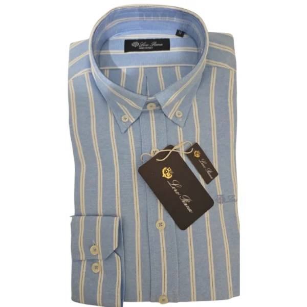 Chemise Loro Piana à Rayures – Élégance Italienne