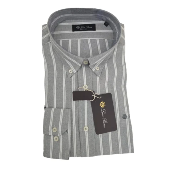 Chemise Loro Piana à Rayures – Élégance Italienne