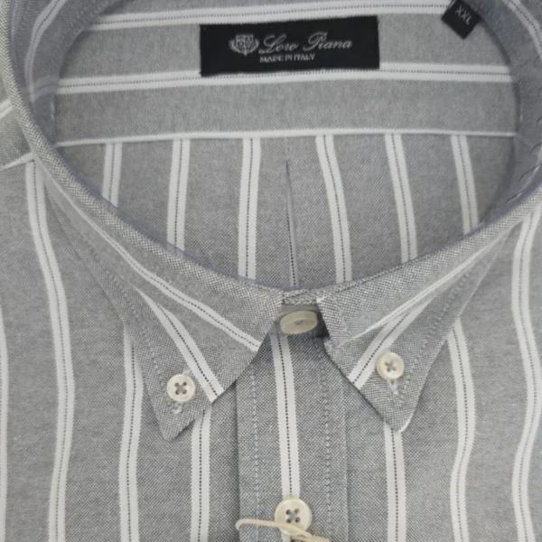 Chemise Loro Piana à Rayures – Élégance Italienne – Image 2