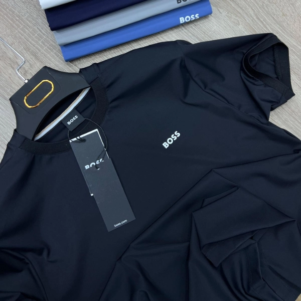 T-shirt BOSS Essential – Collection Stretch Premium – Image 4