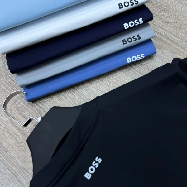 T-shirt BOSS Essential – Collection Stretch Premium – Image 3