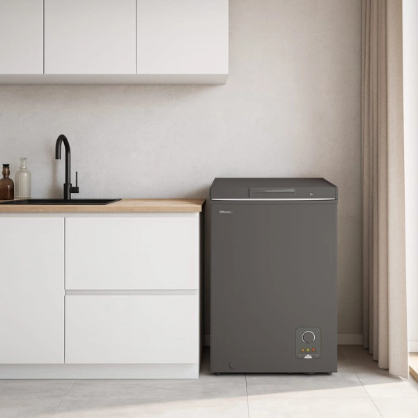 Congélateur Coffre Hisense 96L (Gris) – Image 2