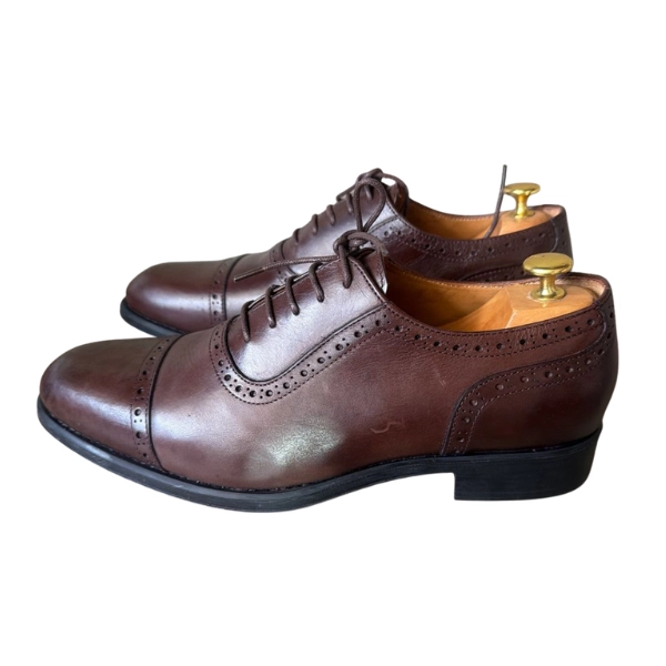 Chaussures de Ville Pierre Cardin "Semi-Brogue" en Cuir – Image 2