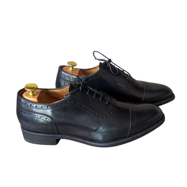 Chaussures de Ville Pierre Cardin "Semi-Brogue" en Cuir – Image 4