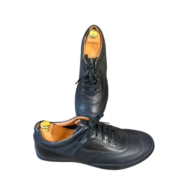 Baskets de Ville Casual en Cuir Noir – Image 2