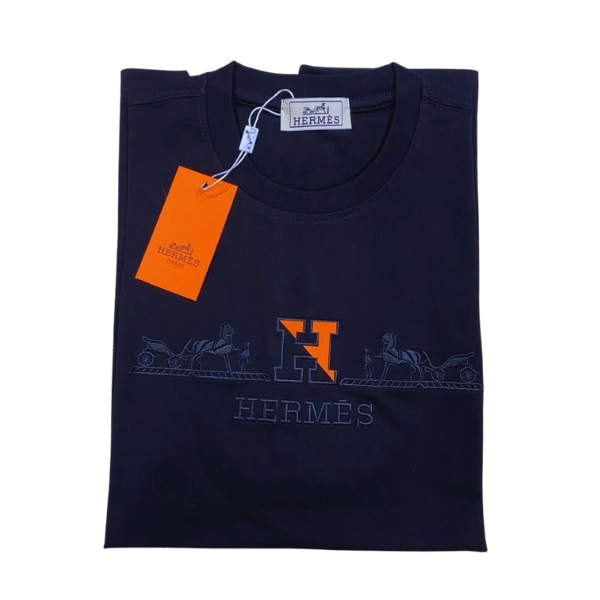 T-shirts Hermès avec Broderie "Calèche" – Image 2