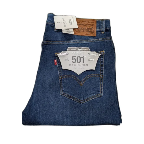Jean homme Levi's 501 Skinny stretch – Bleu
