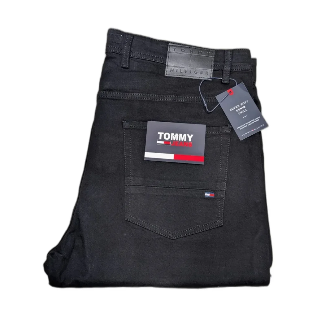 Jean homme Tommy Hilfiger Super Soft Denim Twill – Noir