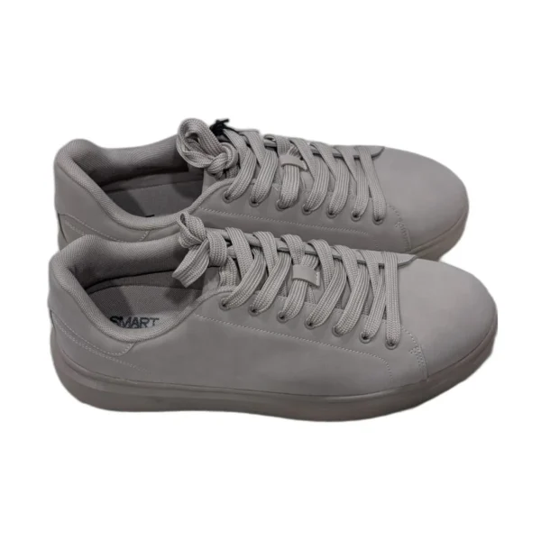 Baskets homme basses minimalistes aspect nubuck – Beige