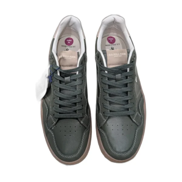 Baskets homme U.S. Polo Assn. basses – Vert kaki